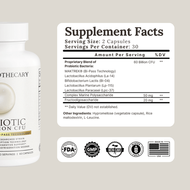 Probiotic 60 Billion CFU