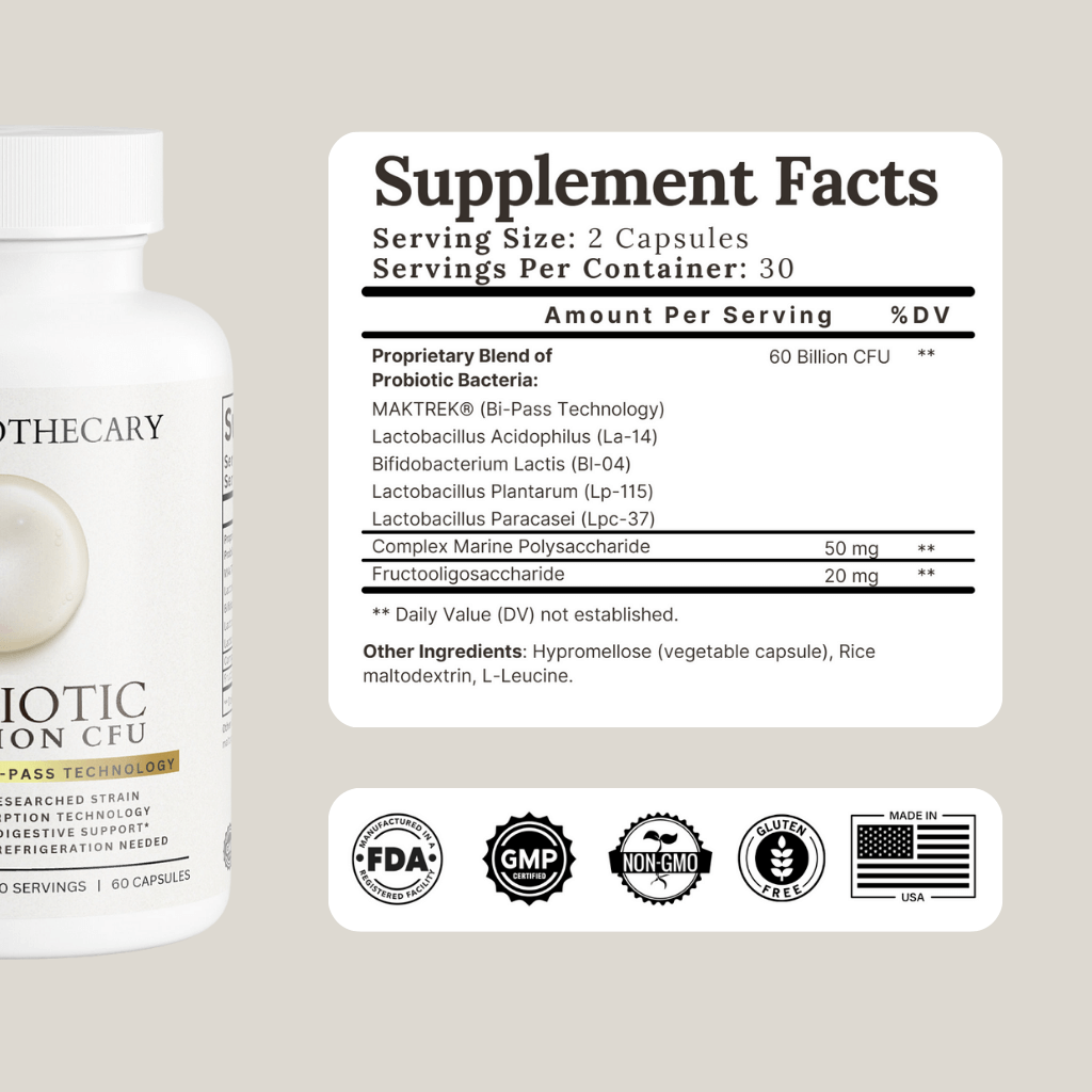 Probiotic 60 Billion CFU