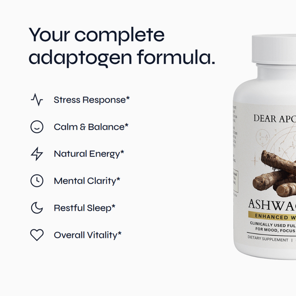 Organic Ashwagandha with BioPerine product banner