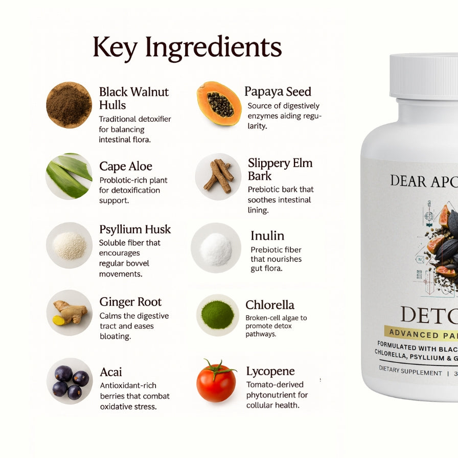 Detoxify Parasite Cleanse & Detox - 3-Phase System | Dear Apothecary