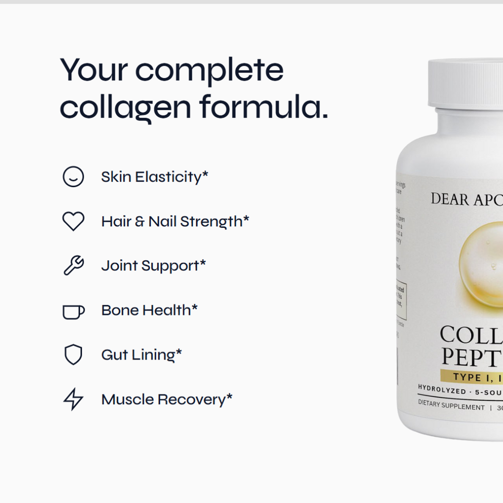 Dear Apothecary • Collagen Peptides+ | 5-Type Collagen Complex