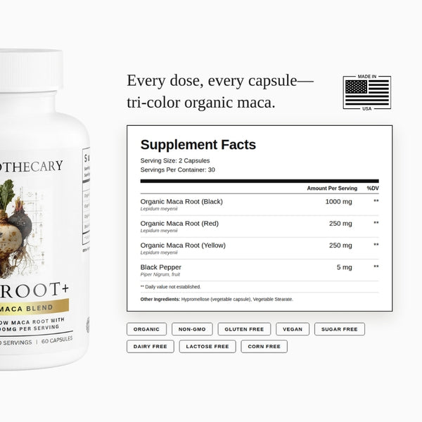 Organic Maca Root+